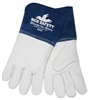 4850 - MCR Safety Premium Grain Goatskin MIG/TIG, Sewn w/KEVLAR, 4" Split Leather Cuff Welders Glove - LG