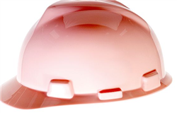 495862 - MSA V-Gard Hard Hat Cap Style - PINK