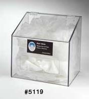 5119 - Horizon Mfg. Hair Net / Beard Cover / Shoe Cover Dispenser with Clear Lid