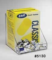 5130 - Horizon Mfg. Clear 200-pair Foam Ear Plug Tray
