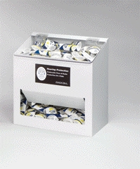5134-W - Horizon Rack'Em Racks White 300-pair Foam Ear Plug Tray