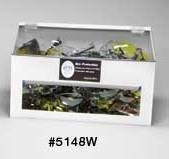 5148-W - Horizon Mfg. 70 Pair Visitor Safety Glass Dispenser with Lid