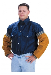 5218E - Tillman Leather Sleeves w/ Elastic Ends