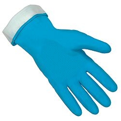 5270B - MCR Safety Latex Flock Lined Blue Latex Glove Size 7