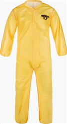 5417 -  Lakeland ChemMax 1 Coverall, Zipper Front, Elastic Wrists & Ankles. Yellow - 3XL