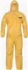 5428 -  Lakeland ChemMax 1 Tyvek Coverall, Zipper Front, Attached Hood, Elastic Wrists & Ankles. Yellow - 2XL