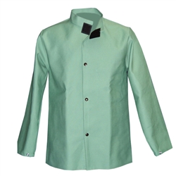 600-GW-315 - Chicago Protective 30" Jacket 12 oz. Green Whipcord