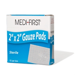 60612 - Medique 2" x 2" Sterile Gauze Pads