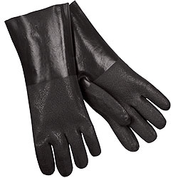 6514SJ - MCR Safety PVC Dipped 14" Gauntlett Glove