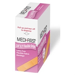 67550 - Medique Medi-First Woven Latex-Free Strip Bandages