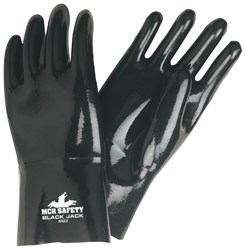 6922 - MCR Safety Black Jack Neoprene Dipped Glove