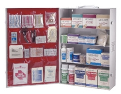 734ANSI - Medique ANSI Approved 4 Shelf Fist Aid Cabinet