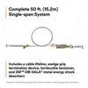 7602050 - 3M Sayfline 50' Cable Horizontal Lifeline System