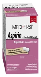 80513 - Medique Medi-First 325mg Aspirin 500 Count