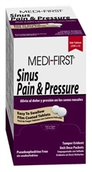 81913 - Medique Medi-First Sinus Pain & Pressure Tablets