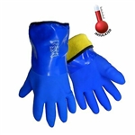 8490 - Cold Protection & Waterproof Triple-Coated PVC Chemical Handling 12" Gloves