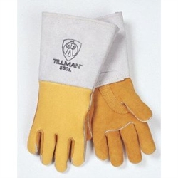 850L - Tillman 14" Top Grain Gold Elkskin Welding Gloves
