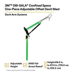 8518385 - 3M DBI Advanced 1 Piece 30" to 48" Adjustable Offset Mast