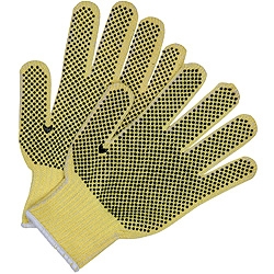 9363 - MCR Safety 7 gauge KevlarÂ® outside/ cotton inside regular weight PVC dots both sides glove - XL
