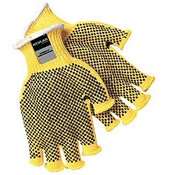 9369 - MCR Safety Kevlar Fingerless Two-sided PVC Dots Glove
