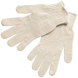 9638 - MCR Safety 7 Gauge Economy Weight 100% Cotton Natural Glove