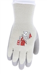 9690 - MCR Safety 10 Gauge Cotton/Poly Shell Dipped Palm and Fingers Textured Gray Latex Coating Glove - SM - CLOSEOUT PRICING!!!!!