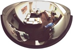 AV36H - Brossard 36" All-Vu Half Dome Acrylic Lens/Hardboard Back Mirror