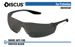 BH2833AF - Global Glove Bullhead Anti-Fog Smoke Lens Safety Glasses