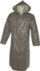 C12148 - Tingley 48" Magnaprene Olive Drab Coat with Storm Fly Front, Attached Hood and Inner Cuffs
