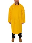 C53217 - Tingley Industrial Work Yellow 48" Coat with Slash Pockets, Hood Snaps and Detachable Hood