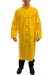 C56207 - Tingley Durascrim Yellow Coat 48" with Hood Snaps