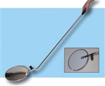 DM-12LC - Se-Kure Domes and Mirrors 12" Convex Inspection Mirror with Handle and Light