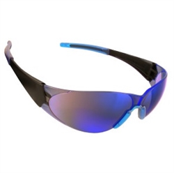 ENB60S - Cordova Doberman Blue Mirror Lens Glasses