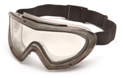 G504DT - Pyramex Capstone Clear Anti-Fog Dual Lens Goggles