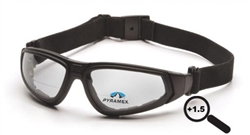 GB4010STR15 - Pyramex XSG Readers Clear Anti-Fog +1.5 Lens Glasses