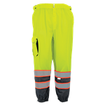 GLO-88P Global Glove: FrogWear HV Premium Lightweight Breathable Yellow/Green Safety Pants