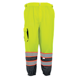 GLO-88P Global Glove: FrogWear HV Premium Lightweight Breathable Yellow/Green Safety Pants