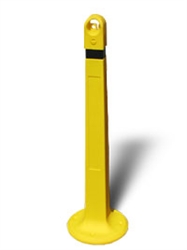 GP48-Y - Sentry 48" Guard Post with Cap - Set of 2