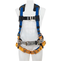 H232101 - Werner Blue Armor Construction Harness, Tongue Buckle Legs SM