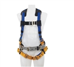 H232102 - Werner Blue Armor Construction Harness, Tongue Buckle Legs M/L