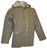J12148 - Tingley Magnaprene Olive Drab Jacket with Storm Fly Front, Attached Hood and Inner Cuffs