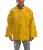 J12207 - Tingley Magnaprene Yellow Jacket with Storm Fly Front and Hood Snaps