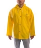 J56107 - Tingley Durascrim Yellow Jacket with Storm Fly Front and Attached Hood