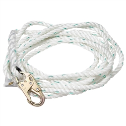 L201050 - Werner 50FT 5/8IN Poly-Dac Vertical Lifeline