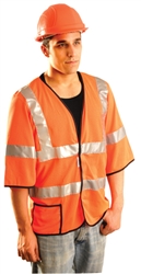 LUX-HSCOOL3 - OccuNomix Premium Class 3 Mesh Dual Stripe Safety Vest
