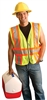 LUX-SC2TZ - OccuNomix Premium Mesh Hi-Viz Two-Tone Expandable Vest