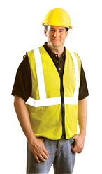 LUX-SSGZC- OccuNomix Premium Mesh Standard Hi-Viz Vest