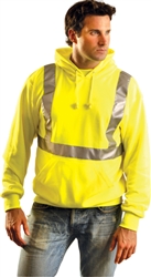 LUX-SWTLH - OccuNomix Classic Lightweight Hoodie Pullover Hi-Viz Sweatshirt