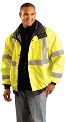 LUX-TJBJ - OccuNomix Premium 4-Way Original Hi-Viz Bomber Jacket