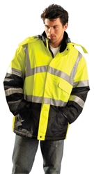 LUX-TJCW - OccuNomix Premium Insulated Hi-Viz Parka